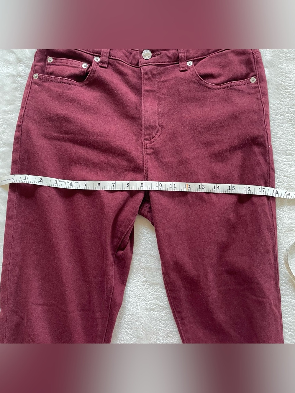 Michael Kors Maroon Slacks size 8 - Picture 8 of 13